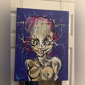 Art work on canvas.